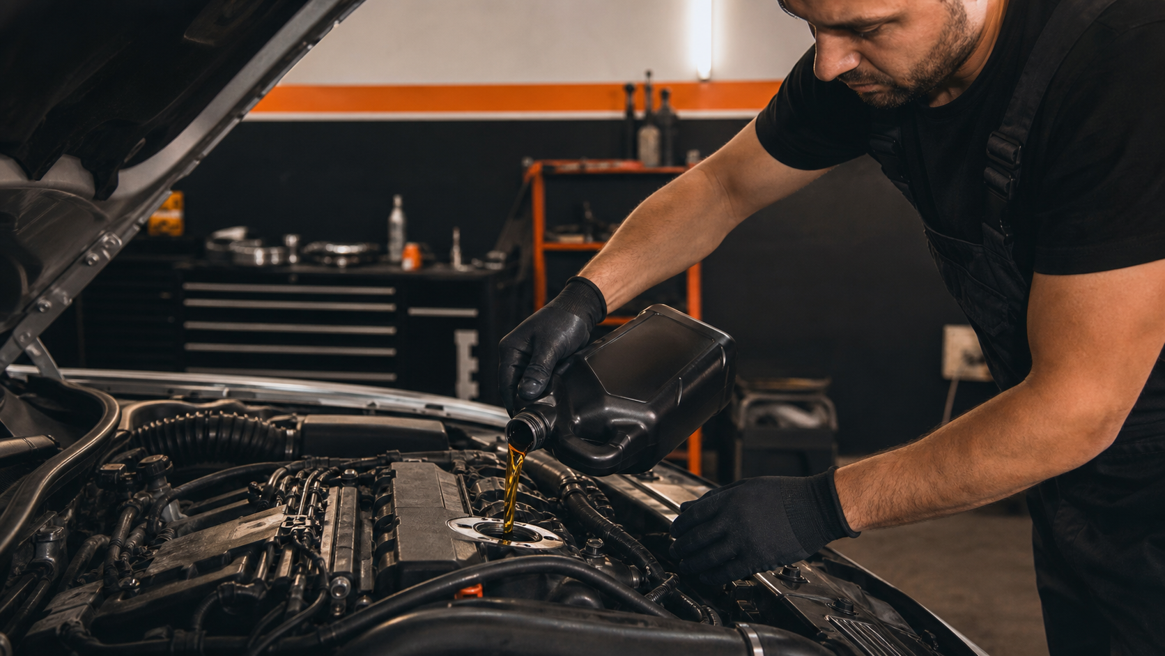 Motor yağı bakım işlemi